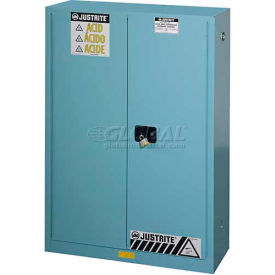Justrite 45 Gal. Acid Cabinet Corrosive Self-Close 1 Door 43