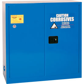 Eagle™ 30 Gallon Acid Corrosive Cabinet Self Close 2 Door 43