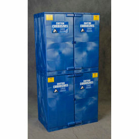 Eagle™ 48 Gallon Poly Acid Corrosive Cabinet Manual Close 2 Door 36