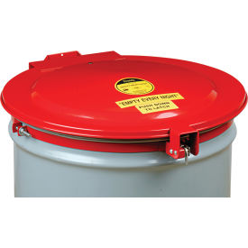 Justrite® 26753 Self-Latching 55 Gallon Drum Lid with Vent and Gasket 26753