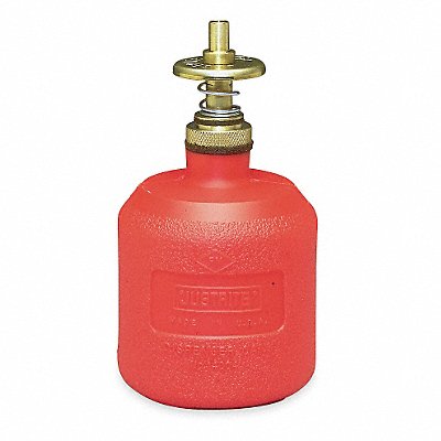 Dispensing Bottle 8 oz Red Polyethylene MPN:14004