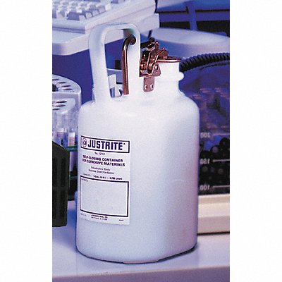 Disposal Can 1 gal White Polyethylene MPN:12161
