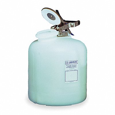 Disposal Can 5 gal White Polyethylene MPN:12765