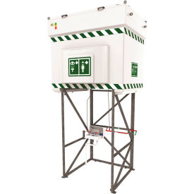 Hughes® Emergency Tank Shower w/ Eye & Face Wash Floor Mount 528 Gallon Capacity 110V GP QS2000