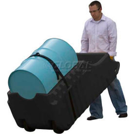 Justrite® 28665 66 Gallon Spill Containment Caddy - Black 28665