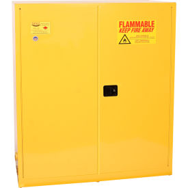 Eagle Mfg Drum Cabinet 110 Gal. Capacity Vertical Manual Close Flammable W/ Drum Supports 1955X