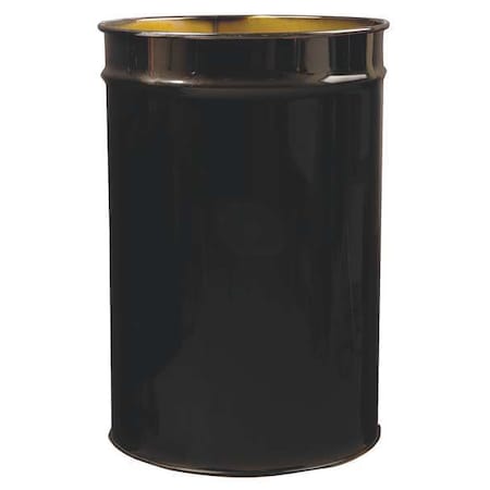 Open Head Waste Receptacle Drum, Steel, 55 gal, Unlined, White MPN:26054W