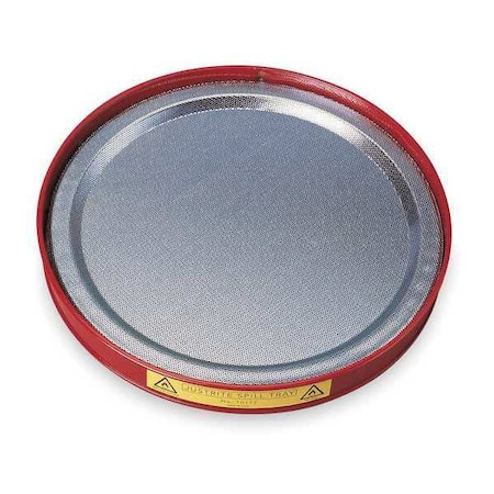 Spill Tray, 0.25 gal Spill Capacity, Galvanized steel MPN:10177