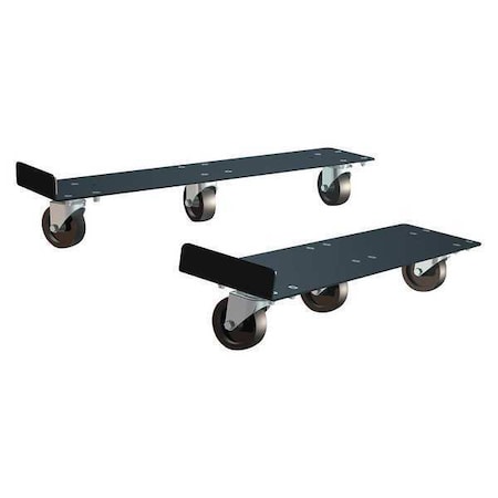 Cabinet Caster Wheels, 5-33/64 in. W, PR MPN:22638