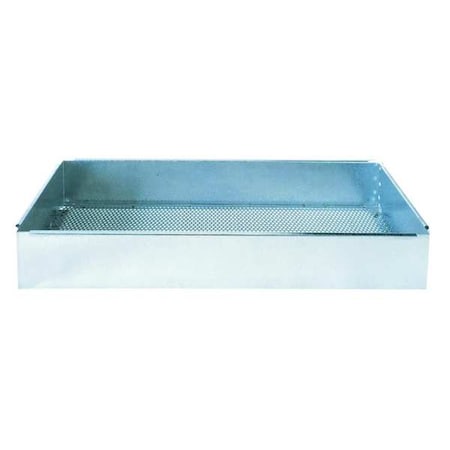 PartsCleaningContainerBasket, Gray, Steel MPN:27005