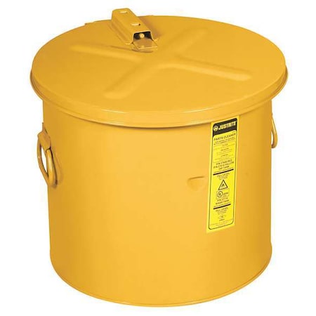 Dip Tank, Steel, 8 gal, Yellow MPN:27618