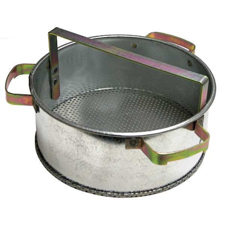 PartsCleaningContainerBasket, Gray, Steel MPN:27901