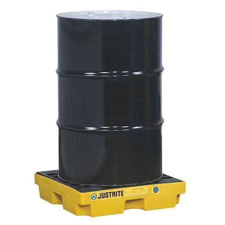 Drum Spill Containment Pallet, 1 Drum, 1, 12 gal Spill Capacity, 1 Drums, 1, 250 lb Load Capacity MPN:28652