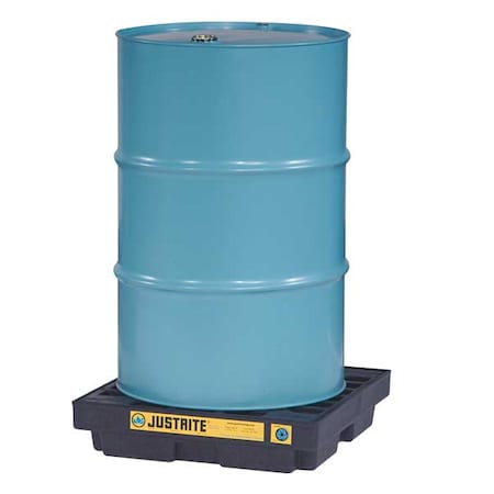 Spill Deck, 12 gal Spill Capacity, 1 Drums, 1, 250 lb Load Capacity, Recycled Polyethylene MPN:28653