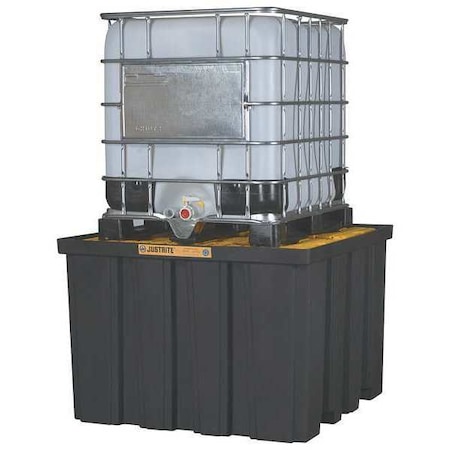 Spill Pallet, 372 gal Spill Capacity, 9, 000 lb Load Capacity, Recycled Polyethylene MPN:28674