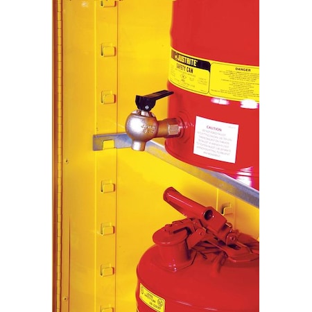 SafetyCabinetShelf, Gray, 350lbLimit, Steel MPN:29943