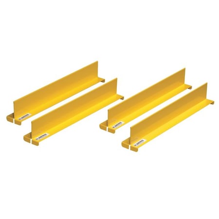 Shelf Divider Set, 2-1/32 In. W, Steel MPN:29985