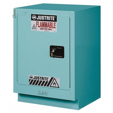 Corrosive Safety Cabinet, 15 gal, 1 Shelves, Steel, 24 in W x 35-3/4