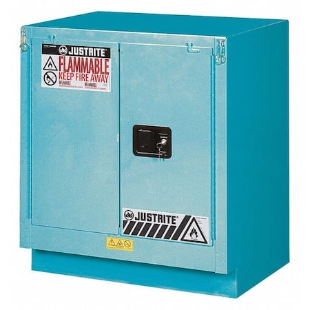 Corrosive Safety Cabinet, 19 gal, 1 Shelves, Steel, 30 in W x 35-3/4
