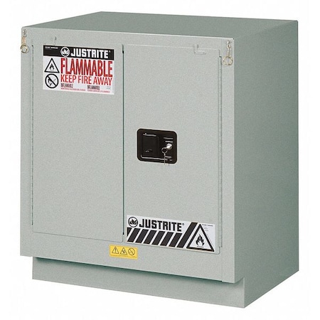 Corrosive Safety Cabinet, 19 gal, 1 Shelves, Steel, 30 in W x 35-3/4