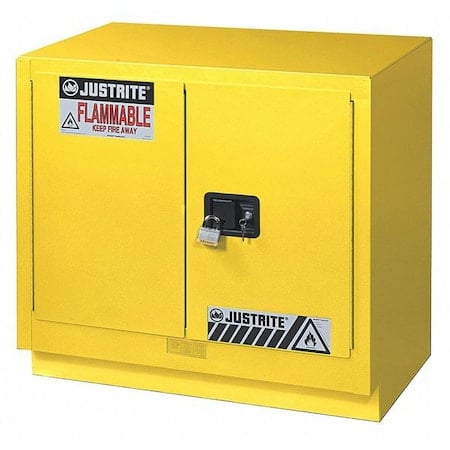 Flammables Safety Cabinet, 23 gal, 1 Shelves, Steel, 36 in W x 35-3/4
