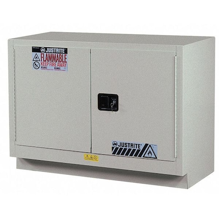 Flammables Safety Cabinet, 31 gal, 1 Shelves, Steel, 48 in W x 35-3/4