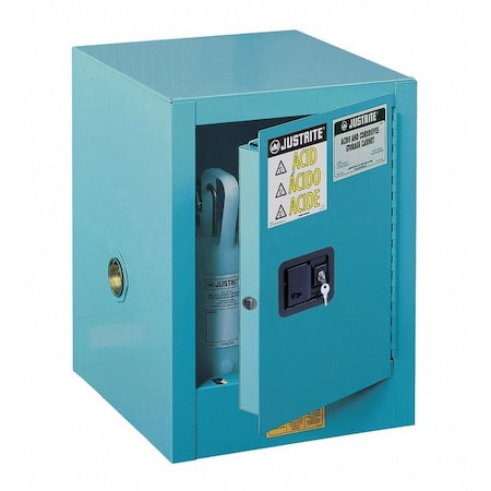 Corrosive Safety Cabinet, 31 gal, 1 Shelves, Steel, 48 in W x 35-3/4