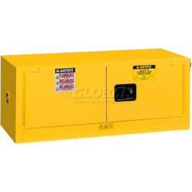 Justrite 12 Gallon 2 Door Self-Close Piggyback Flammable Cabinet 43