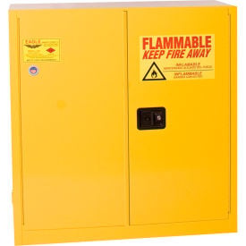Eagle Flammable Cabinet with Self Close Bi-Fold Double Door 30 Gallon 1930X