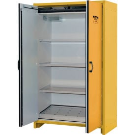 Justrite Flammable Cabinet Hybrid Close Double Door 45 Gal Cap. 45-13/16