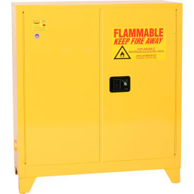 Eagle Flammable Liquid Tower™ Safety Cabinet with Self Close - 30 Gallon 3010XLEGS