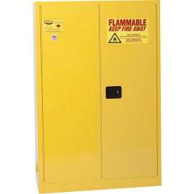 Eagle Flammable Cabinet with Self Close Double Door 45 Gallon 4510X