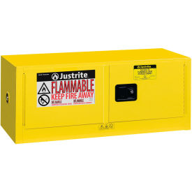 Justrite® Flammable Cabinet Manual Close Double Door 12 Gallon Capacity 43