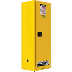 Justrite® Flammable Cabinet Self Close Single Door 22 Gallon Cap. 23-1/4
