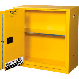 Justrite® Flammable Cabinet Self Close Single Door 30 Gallon Capacity 43