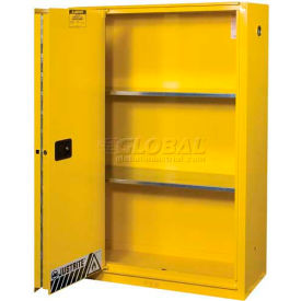 Justrite 45 Gallon 1 Sliding Door Self-Close Flammable Cabinet 43