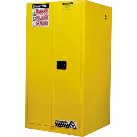 Justrite® Flammable Cabinet Manual Close Double Door 60 Gal. Cap. 34