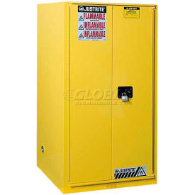 Justrite 60 Gallon 1 Sliding Door Self-Close Flammable Cabinet 34