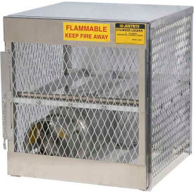 Justrite Horizontal 4 Cylinder Aluminum Storage Cabinet 30