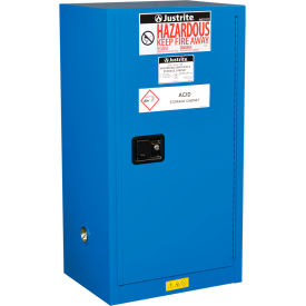 Justrite Sure-Grip EX Safety Cabinet Self Close 15 Gallon Cap. 23-1/4