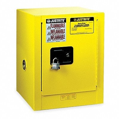 E4581 Flammable Safety Cabinet 4 gal Yellow MPN:890400