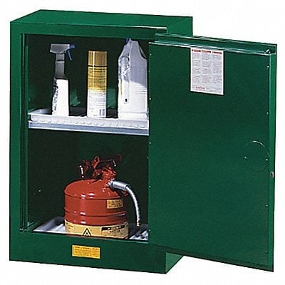 Safety Cabinet Pesticide 35In 12gal Grn MPN:891224