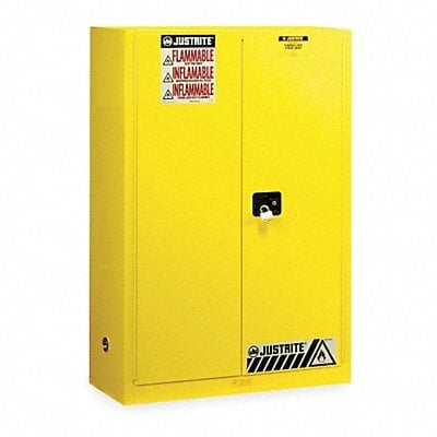 E4576 Flammable Safety Cabinet 45 gal Yellow MPN:894500