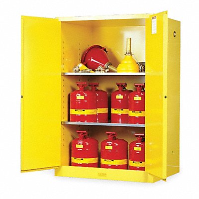 Flammable Safety Cabinet 90 gal Yellow MPN:899000
