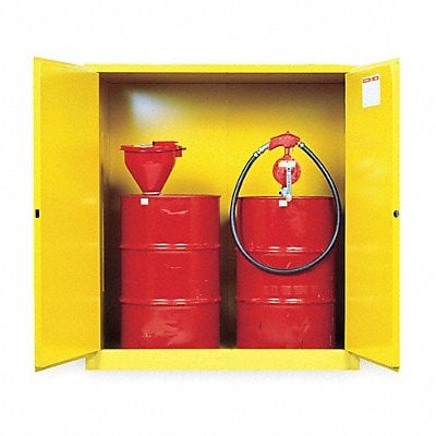 K3029 Flammable Cabinet Vertical 110 gal YLW MPN:899160