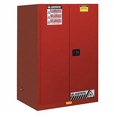 K3029 Flammable Cabinet Vertical 2X55 gal Red MPN:899161