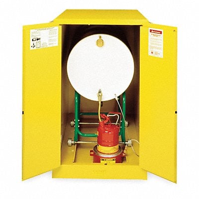 Flammable Cabinet Horizontal 55 gal YLW MPN:899300