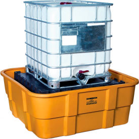 Eagle 1683 IBC Spill Containment Unit - Yellow with No Drain 1683
