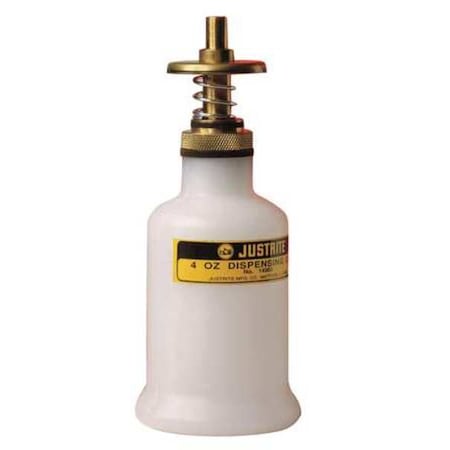 Dispensing Bottle, 4 Oz., White, Poly MPN:14002