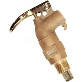 Justrite® 8902 Rigid Brass Safety Drum Faucet 08902